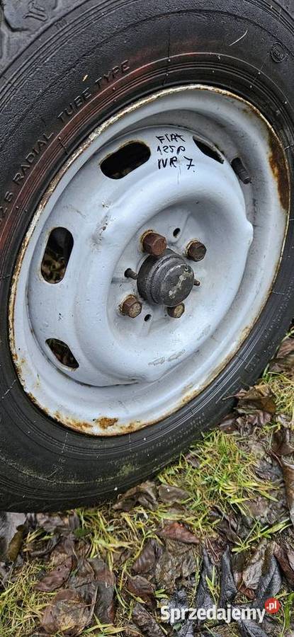 Koło Fiat 125pPolonez Borewicz na kołpaki chrom Barlinek sprzedam