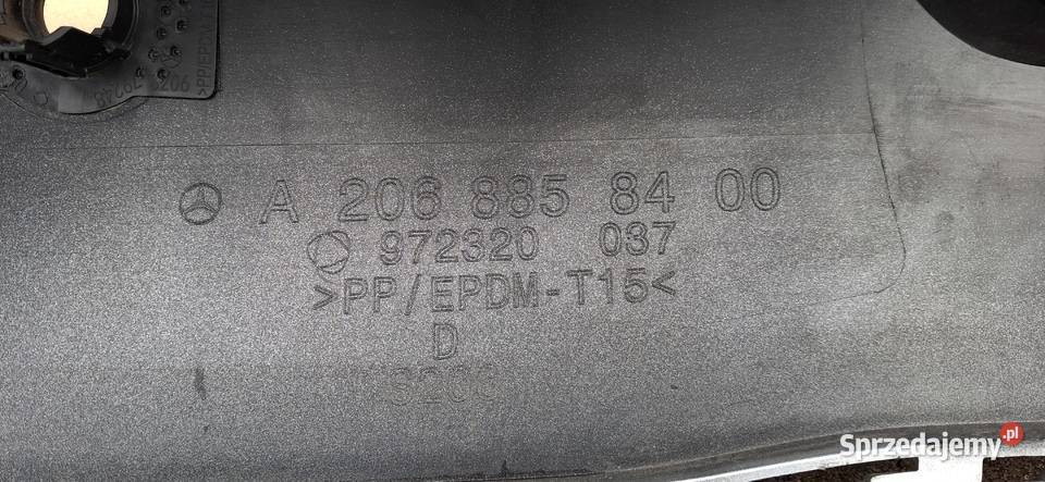 MERCEDES CKLASA W206 KOMBI ZDERZAK TYŁ TYLNY PDC Zderzaki lubuskie Bieleń