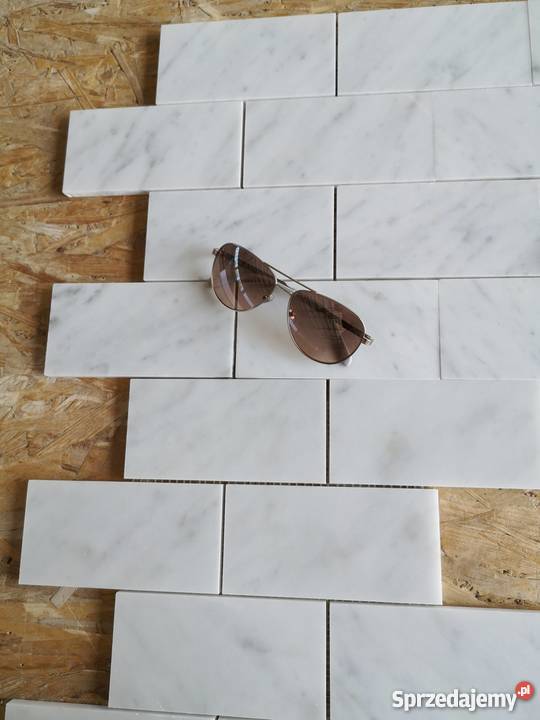 Mozaika marmurowa SUBWAY Bianco Carrara mat dolnośląskie Ostroszowice