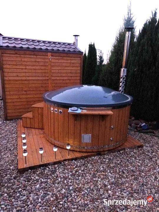 Gorąca Beczka Balia ogrodowa Jacuzzi KOMPLETNA Węgorzewo