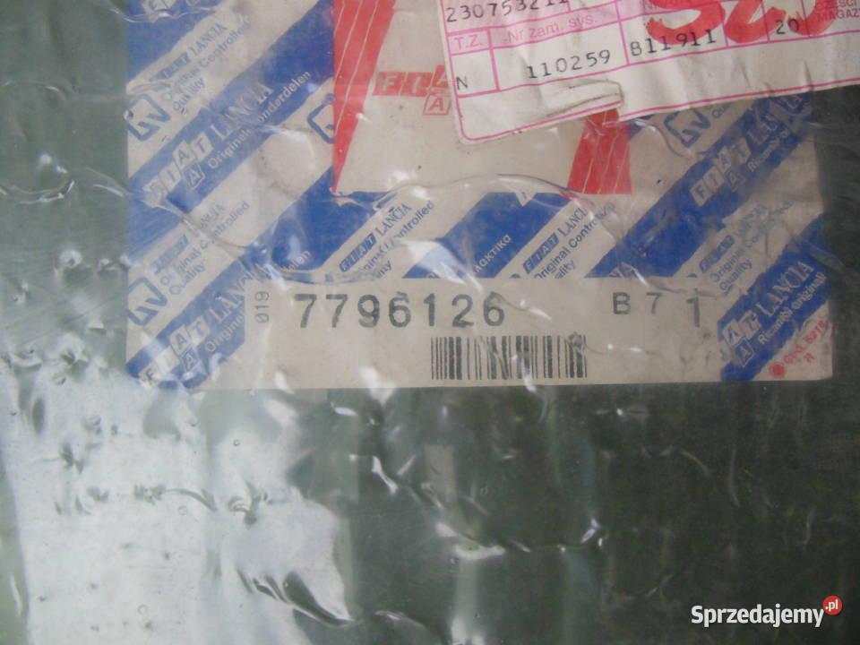 7796126 SZYBA DRZWI PRAWY TYŁ FIAT MAREA SW Kozy