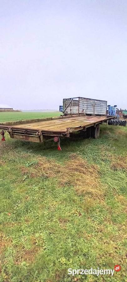 przyczepa transportowa do słomy siana Ifa Osówka