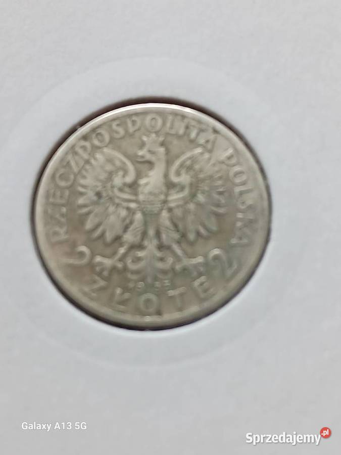2 Złote Głowa kobiety 1933 r 1 Konin sprzedam