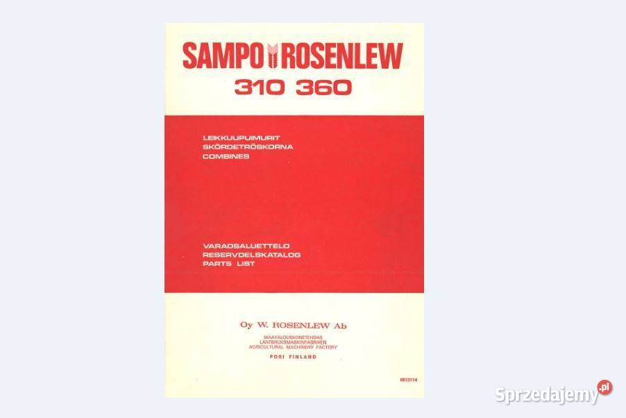 SAMPO SR310 360 instrukcja obsługi katalog Kielce