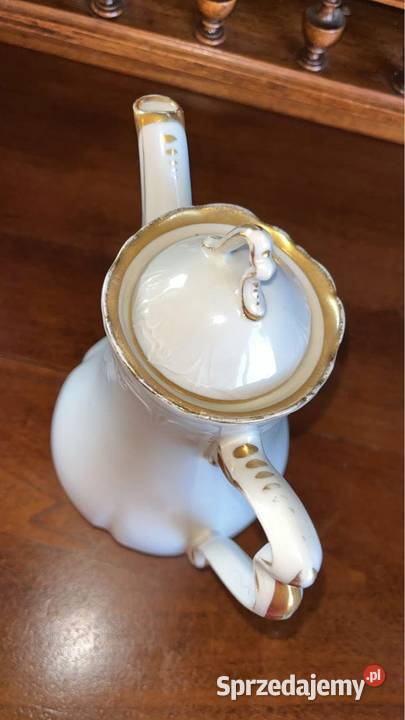 Dzbanek do kawy Secesja XIX XX w Niesygnowany