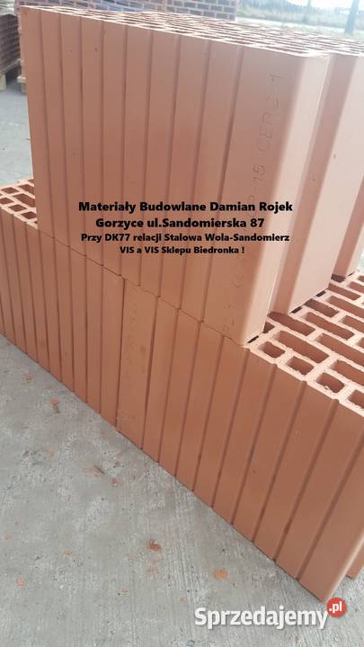 Pustak cegła bloczek 25 PW Leier Thermopor zewnętrzne Ściany i elewacje Gorzyce