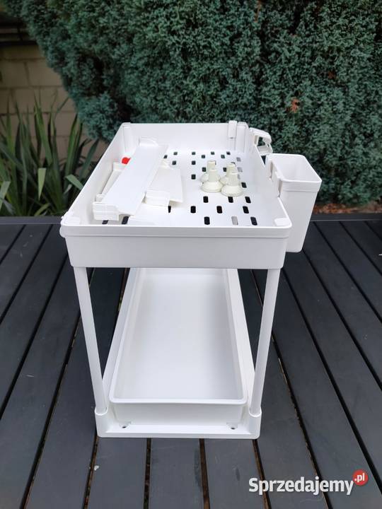 Regał biały plastik pełny dół SPACEKEEPER mazowieckie Warszawa