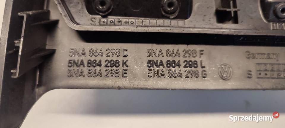 VW TIGUAN KRATKA TUNELU 5NA864298L 5NA819203 KTL sprzedam