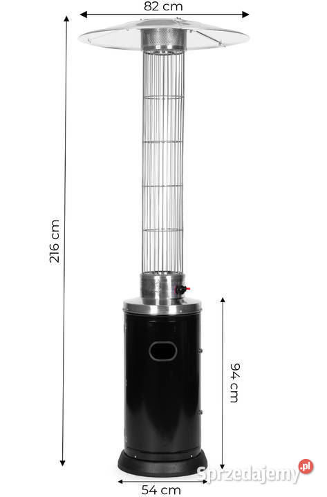 Ogrzewacz parasol gazowy grzejnik 9 kW szklany opolskie Smogorzów