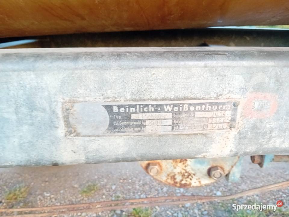 Beczka beczkowóz asenizacyjny z Niemiec nieuszkodzony Beczkowozy Starachowice