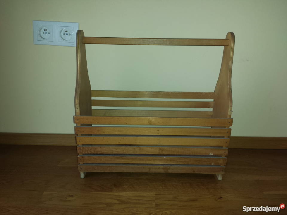 Gazetnik drewniany Pozostałe Warszawa