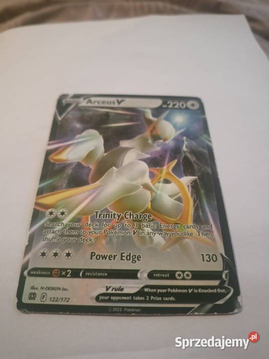 Arceus karta pokemon Suwałki