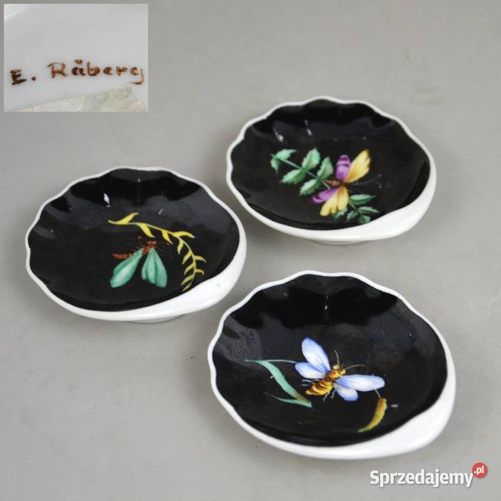 porcelanowy mini talerzyk na miód konfitury Warszawa