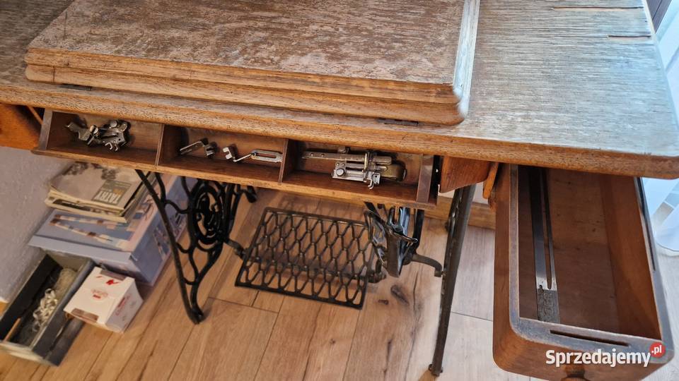 Stara maszyna do szycia SINGER antyk dąb tygrysi Zakopane