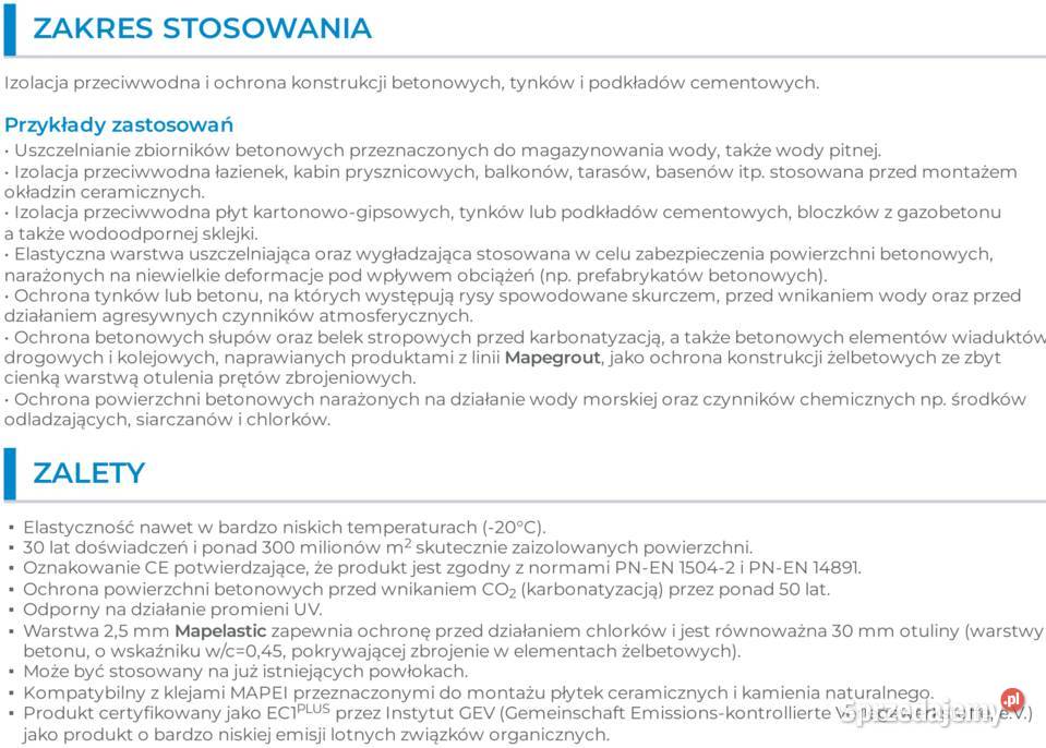 MAPEI Mapelastic 18 Gdów
