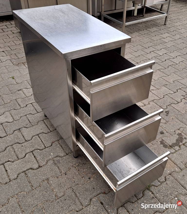 STÓŁ GASTRONOMICZNY Z 3MA SZUFLADAMI 407085 sprzedam