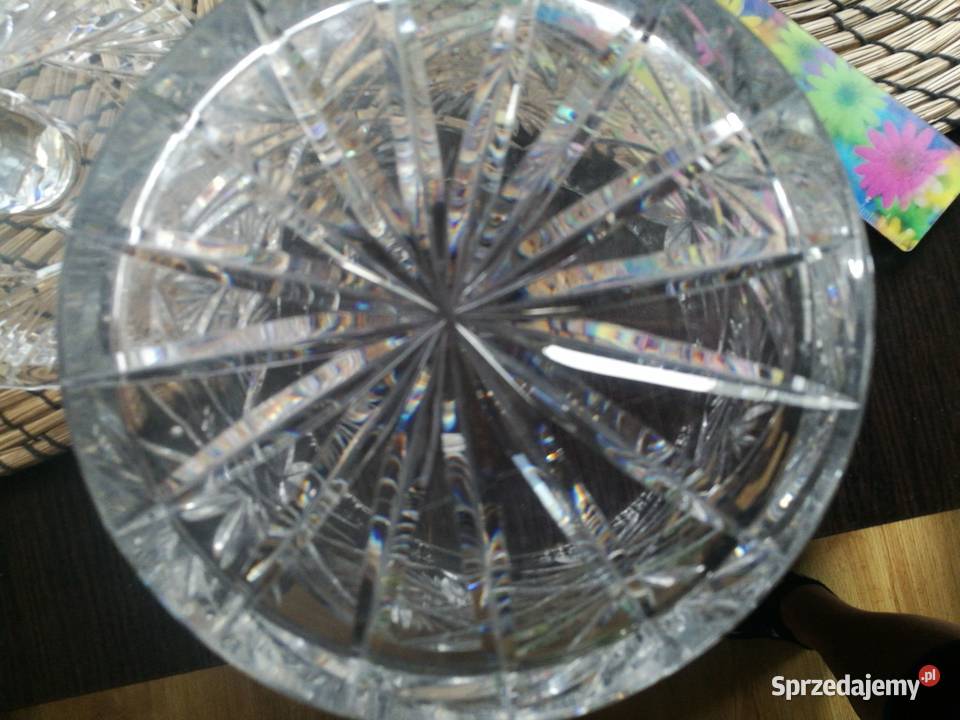 Duża bomboniera pojemnik kryształ prl zachodniopomorskie Choszczno