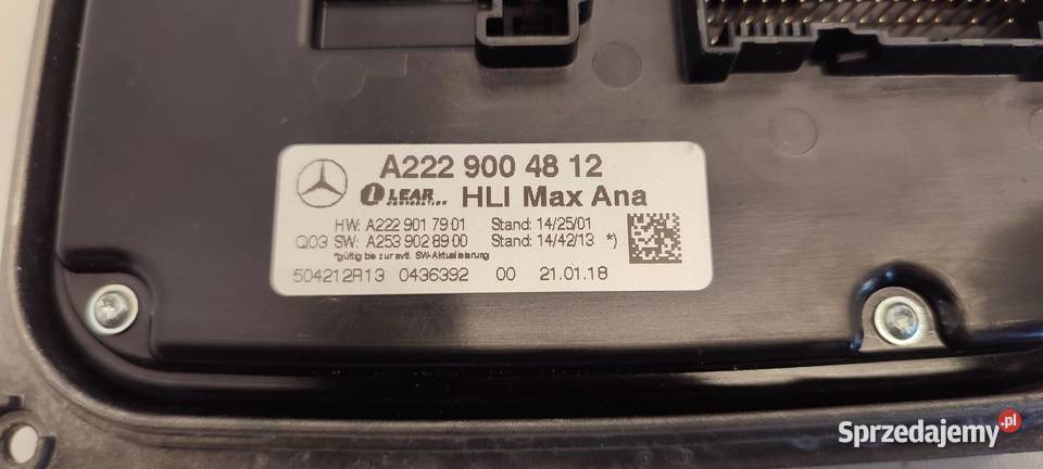 MERCEDES GLC W253 X253 PRZETWORNICA MODUŁ LED