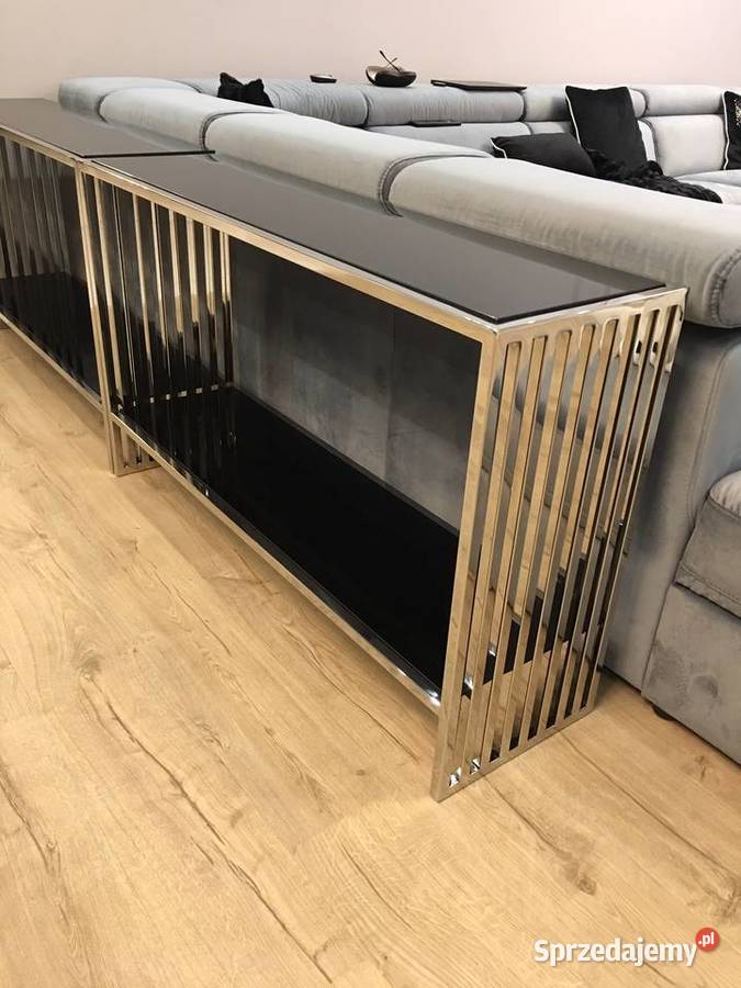 Konsola Olivson Rolls wym 120x35 wys 80 stal 35cm Szafy, regały, półki Piaseczno sprzedam