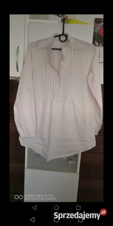 Bluzka biała damska łódzkie Moszczenica