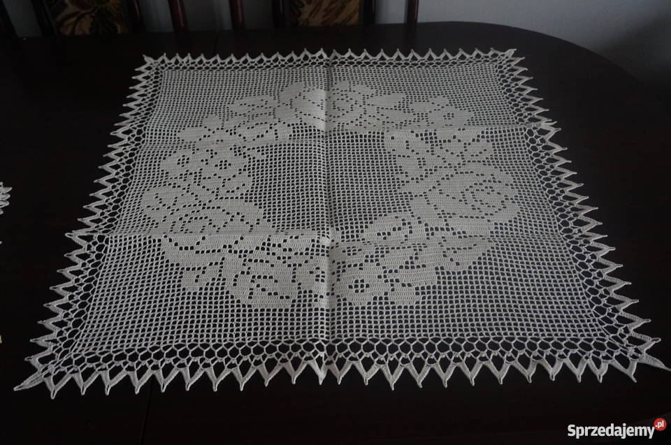serweta serwetka obrus bieżnik szydełkowy