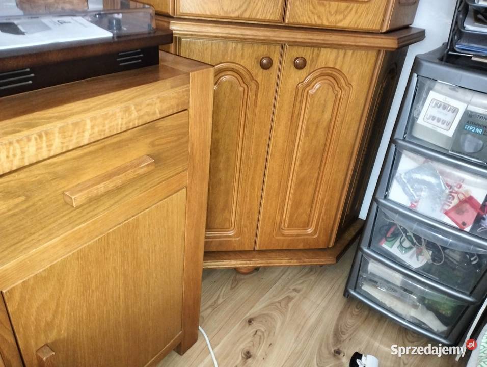 Witryna dębowa oszklona Łódź