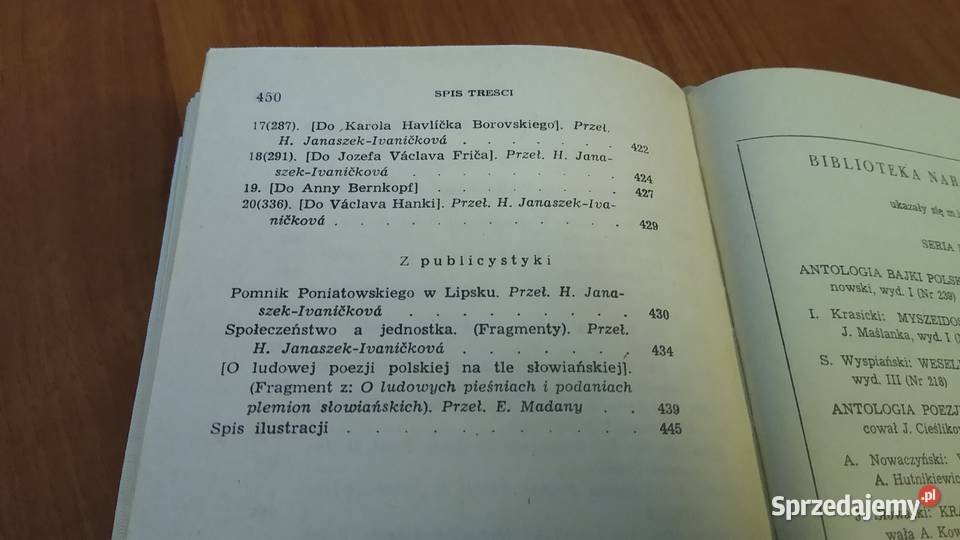 Wybór pism Ludovt tr Biblioteka Narodowa ser 2 Rok wydania 1983 Proza i poezja Gdańsk sprzedam