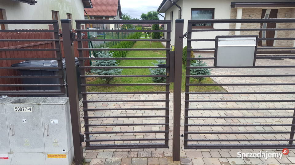 Brama przesuwna 500x150 GOLD 28 ogrodzenie bramy