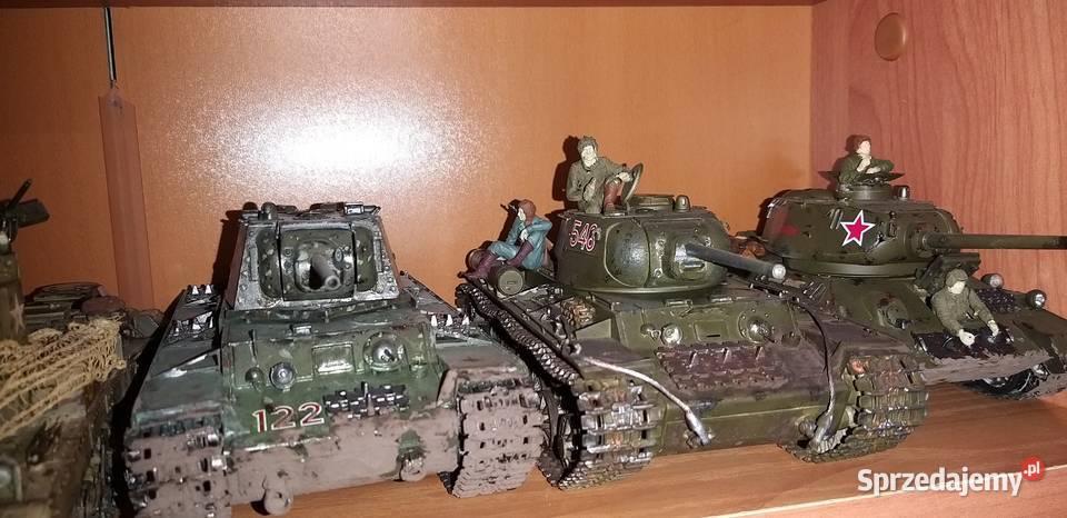 modele czołgów skala 135 sklejone i pomalowane mazowieckie Warszawa sprzedam