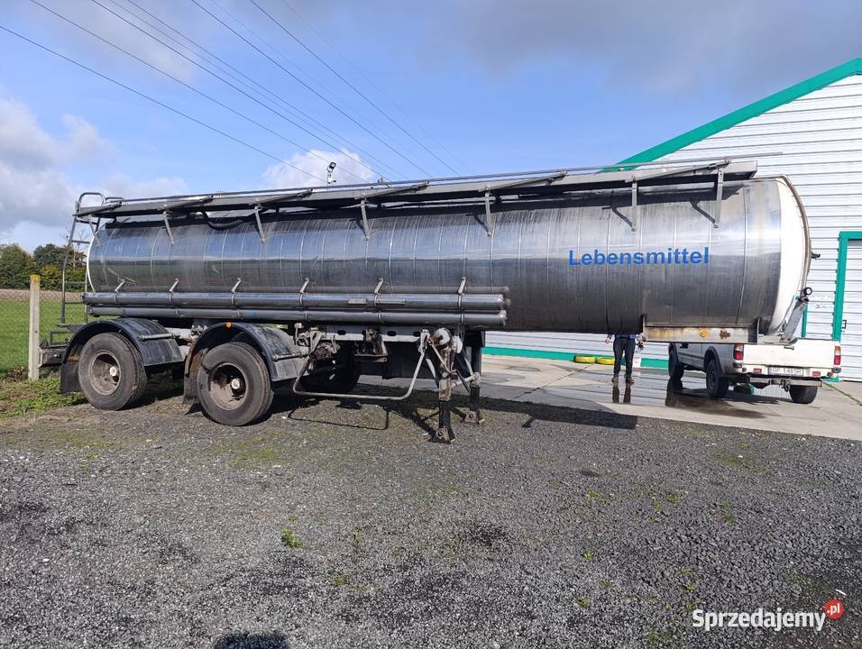 Naczepa cysterna nierdzewna zbiornik nierdzewka Opole