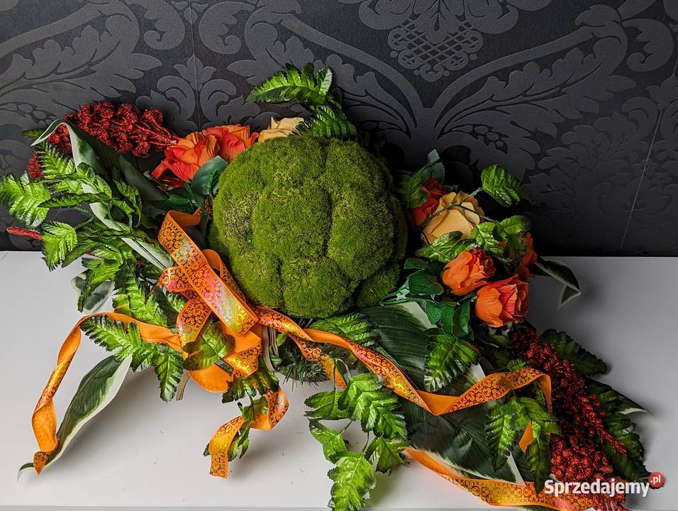 Wiązanka nagrobna DUŻA 100 długości Piękna