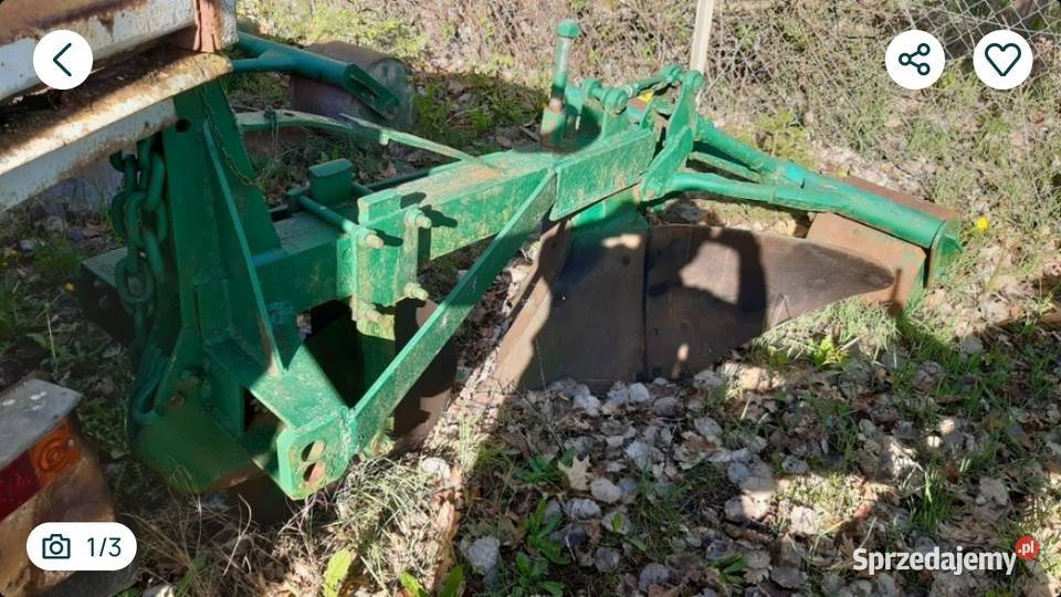 Pług leśny lpz 75 dwuodkładnicowy lpż Żagań