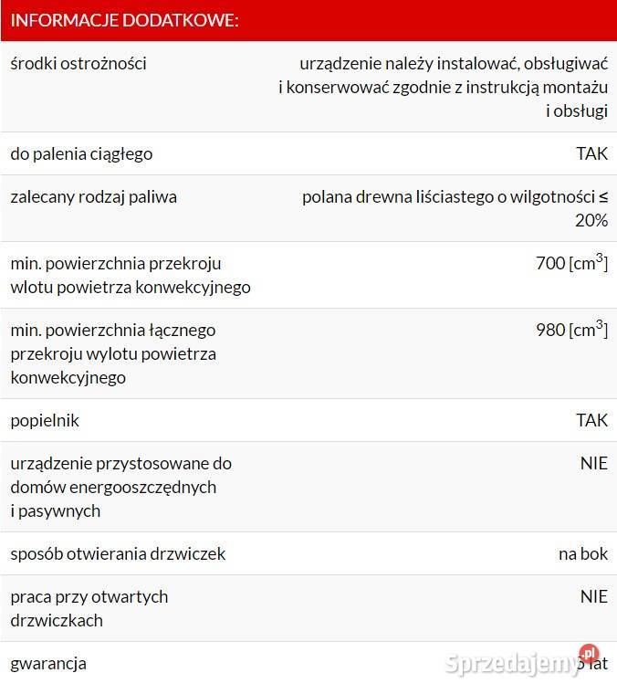 Wkład kominkowy DORAKO ECO 7 3F Basic Efektywne Poznań
