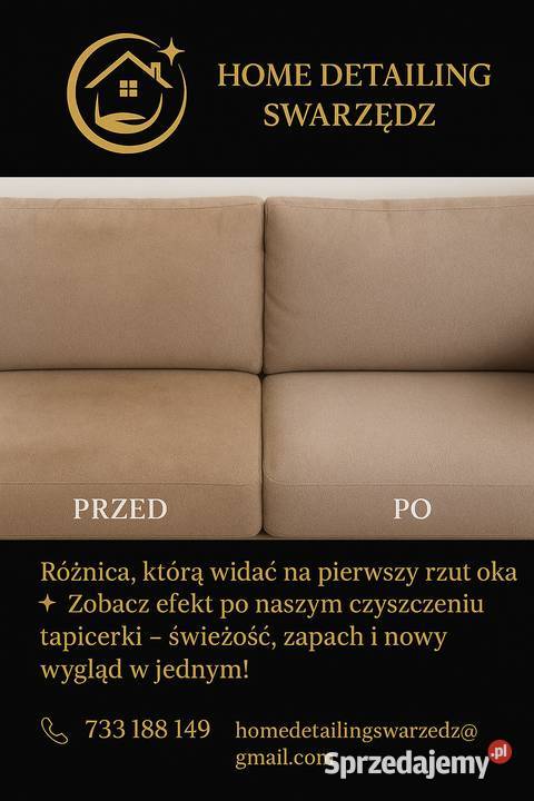 Usługi sprzątające i pranie tapicerki meblowej i Pozostałe