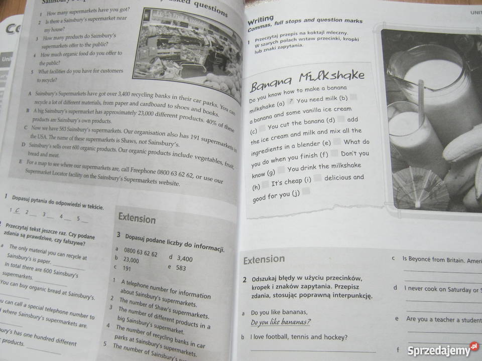 Switch into English skrypt, zeszyt ćwiczeń, zbiór zadań, testów Podręczniki Szczecin sprzedam