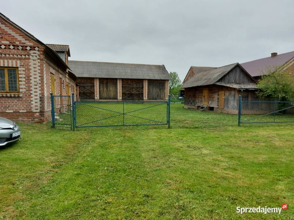 Gospodarstwo dom obora stodoła pow 085 ha Sprzedaż Zakrzew