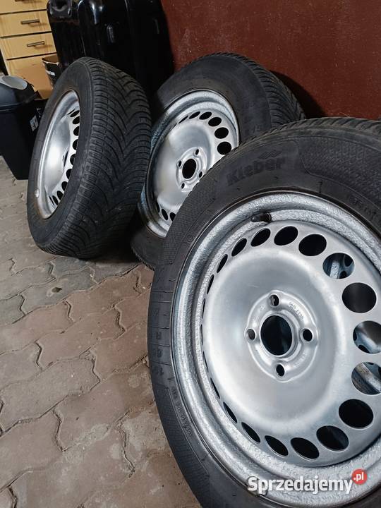 Koła r15 opony zimowe 4x110 opel corsa Zawiercie