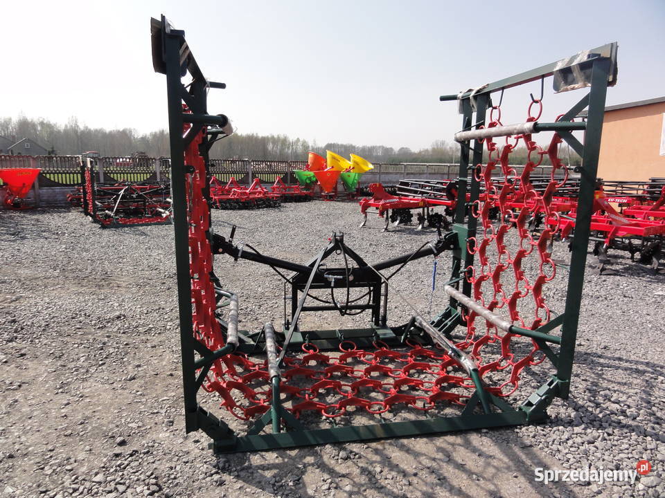 Włóka łąkowopolowa Brona 4m 5m 6m Hydraulika Lębork