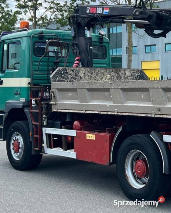 Wywrotka 4x4 mosty z dzwigiem MAN Warszawa