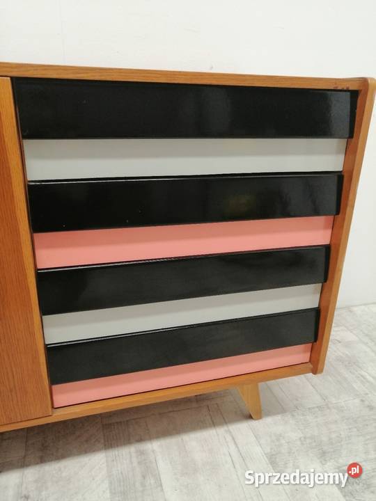 komoda długa sideboard lata 70te design Jiroutek Radomsko