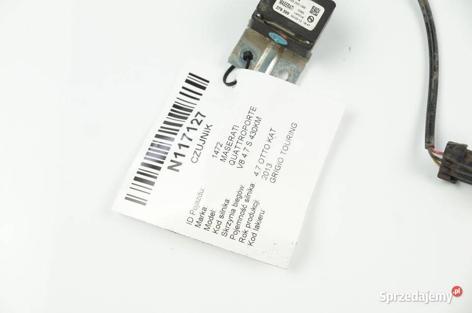 279399 QUATTROPORTE S CZUJNIK Motoryzacja kujawsko-pomorskie Lipno