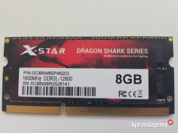 DDR3L 16GB 2x8GB 135V 1600MHz do laptopa Świebodzin