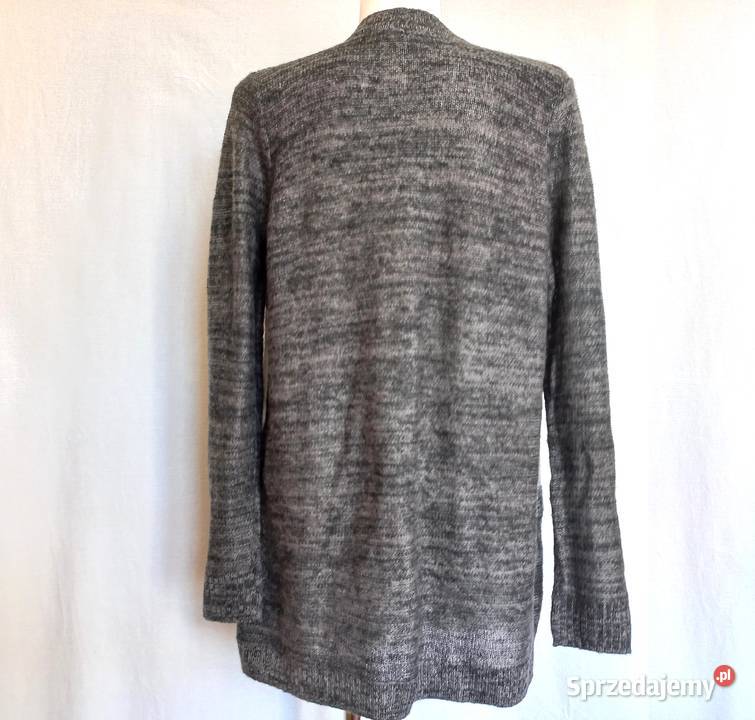 Kardigan damski Sweter r 3840 Paski NOWY czarny sprzedam