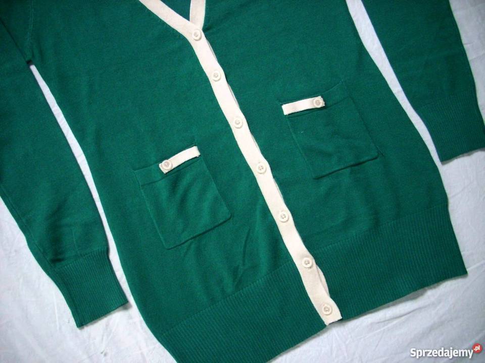 Monnari Sweter Kardigan Nowy Zieleń Butelkowa 36 małopolskie Nowy Sącz