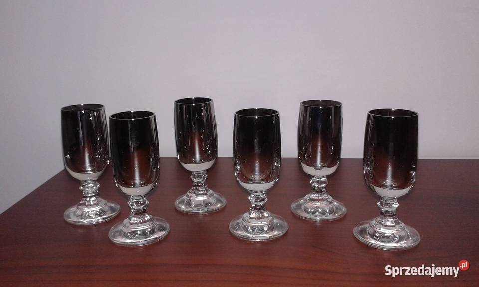 Kieliszki do wódki szkło dymione 6 mazowieckie Warszawa
