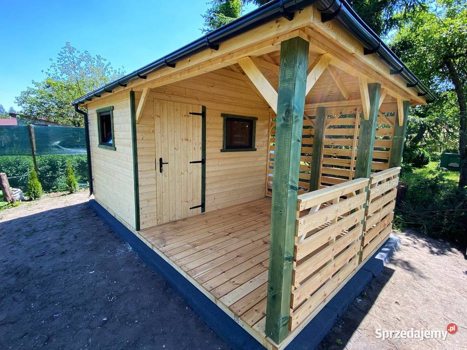 Altana ogrodowa z domkiem narzędziowym 3m x 5m Altany i wiaty Mstów