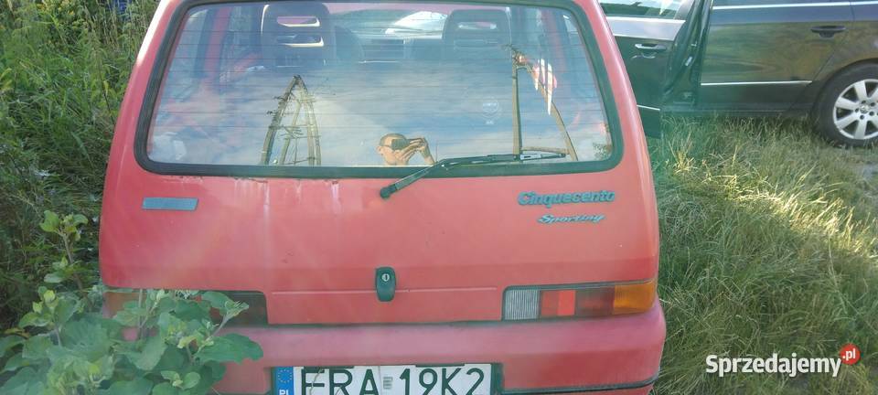 Tylna klapa cinquecento sporting dolnośląskie Mościsko