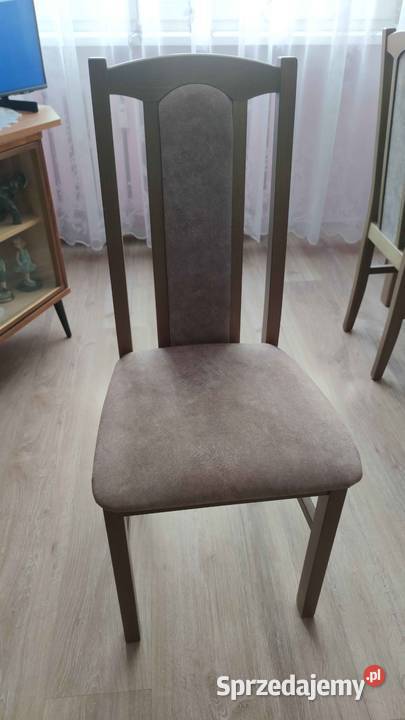 Zestaw jadalniany stół rozkładany 6 krzeseł Koszalin