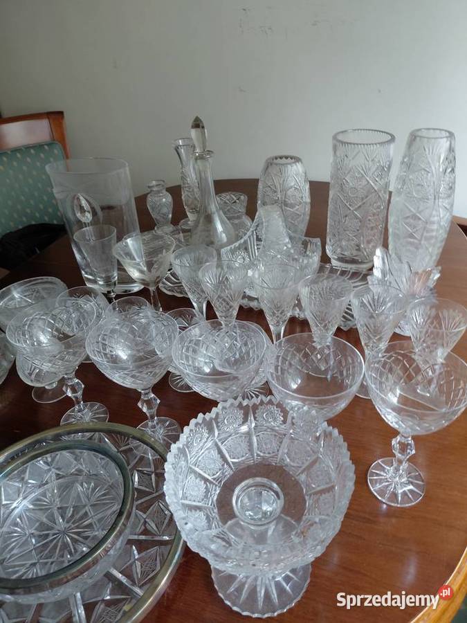 Sprzedam kolekcję kryształów Porcelana i szkło mazowieckie Warszawa
