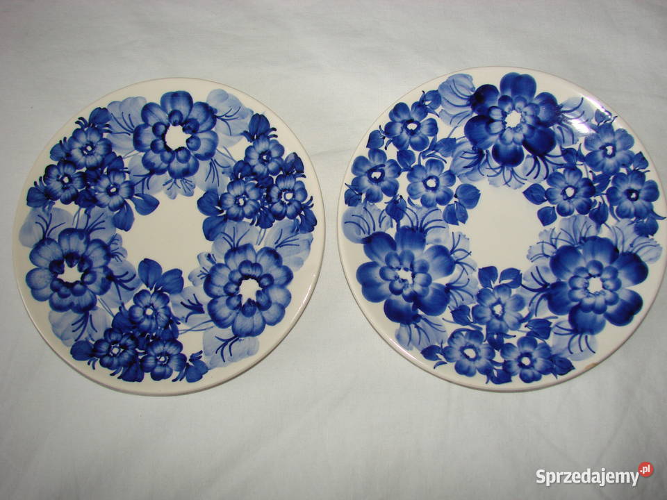 ZF Koło fajansowy talerz PRL